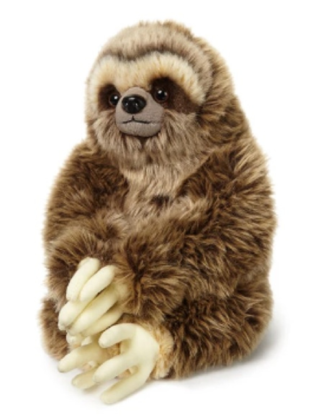 🦋WWF🦋Plush Brown Sloth Stuffed Animal Toy-NWT